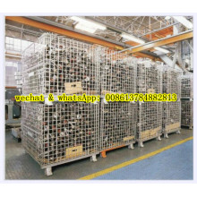 Hot-Dipped Galvanisierter Wire Mesh Container &amp; Umsatzbehälter